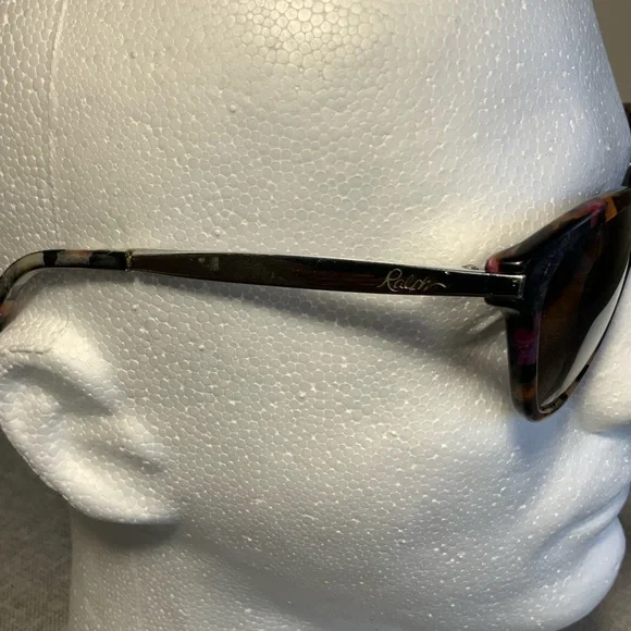 Sunglasses Ralph RA5201 Cat Eye Polarized Pink Marble Gradient Lenses